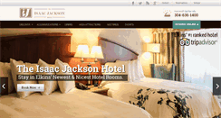 Desktop Screenshot of isaacjacksonhotel.com